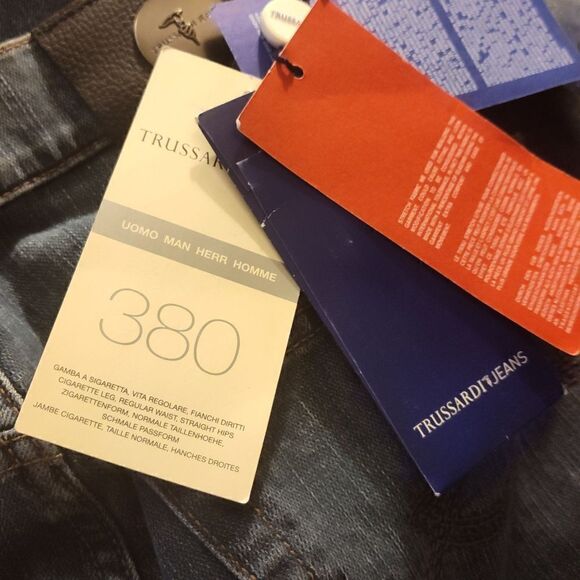 Trussardi 380 Straight jeans nwt - Picture 6 of 6